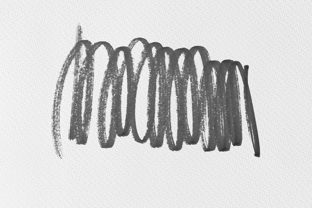Foto forma di inchiostro nero su texture di carta da acquerello