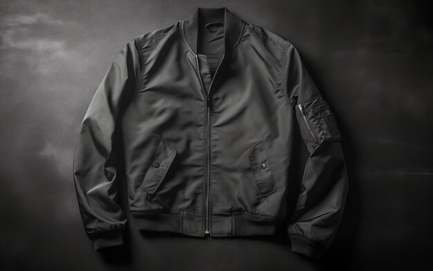 평화라는 단어가 적힌 검은 재킷
