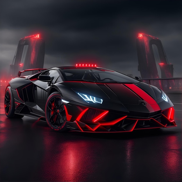 Авентадор Хуракан черная