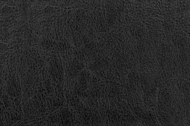 Photo black leather background, texture of genuine leather.