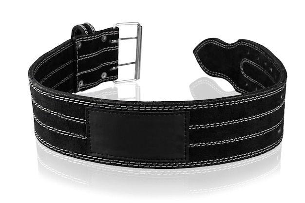 black leather bracelet