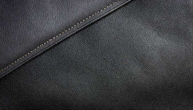 black leather fabric background