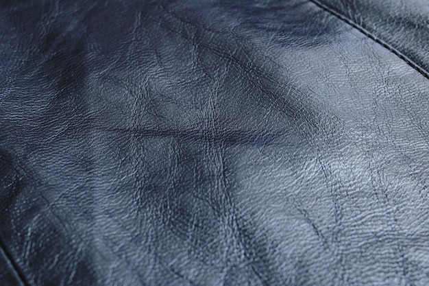 A black leather product close up background