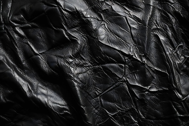 Photo black leather texture background close up of black leather texture background