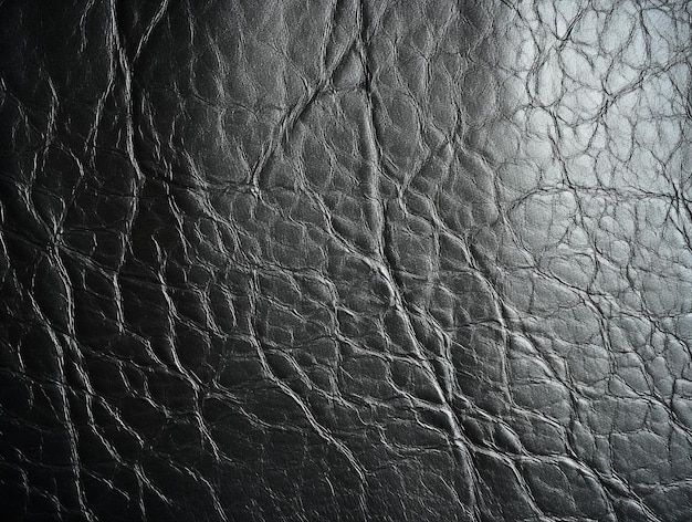 Black Leather Texture Background Wallpaper AI Generated