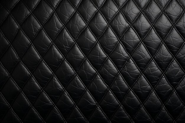 Black Leather Texture Background