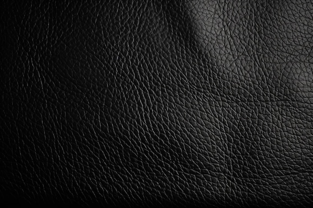 Black Leather Texture Background