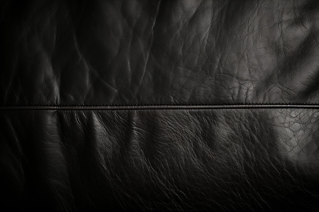 Photo black leather texture background