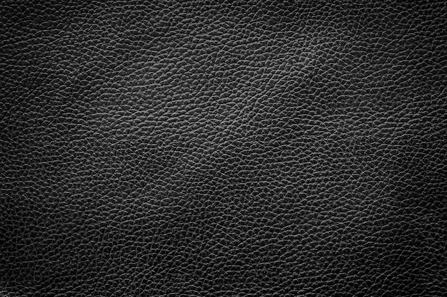Photo black leather texture background