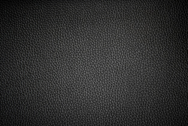 Black leather texture and background