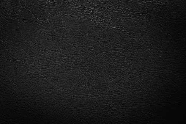 Photo black leather texture background