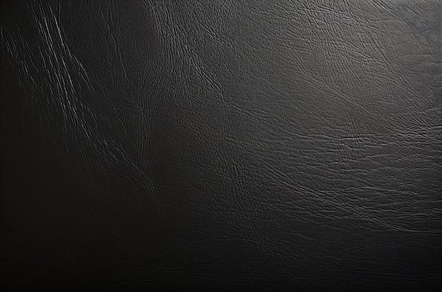 Premium AI Image | Black leather texture background