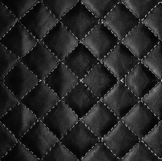 Photo black leather texture background