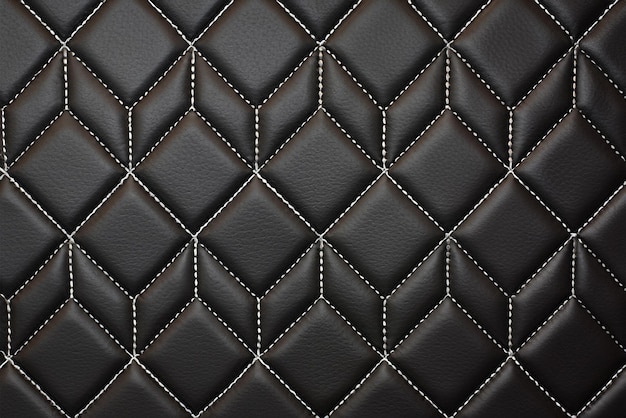 Photo black leather texture background