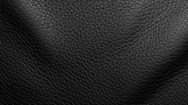 Premium AI Image | Black leather texture for the background