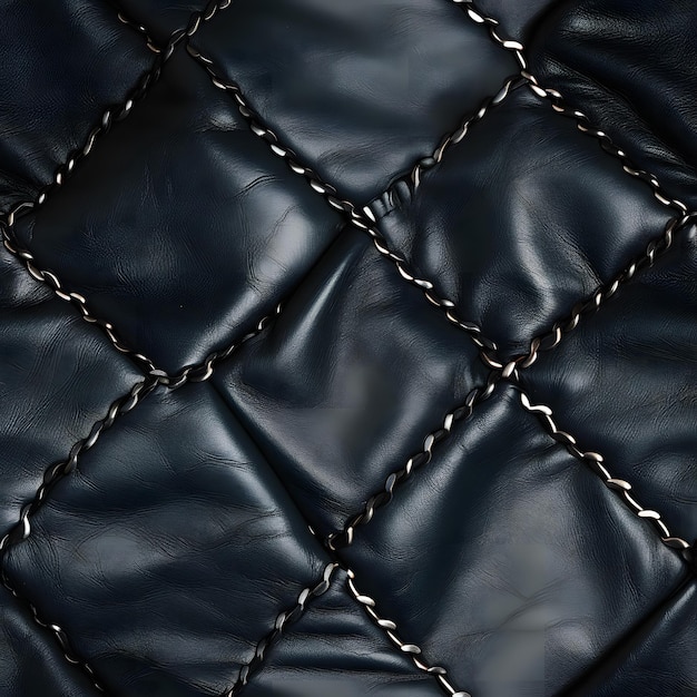 Photo black leather texture pattern