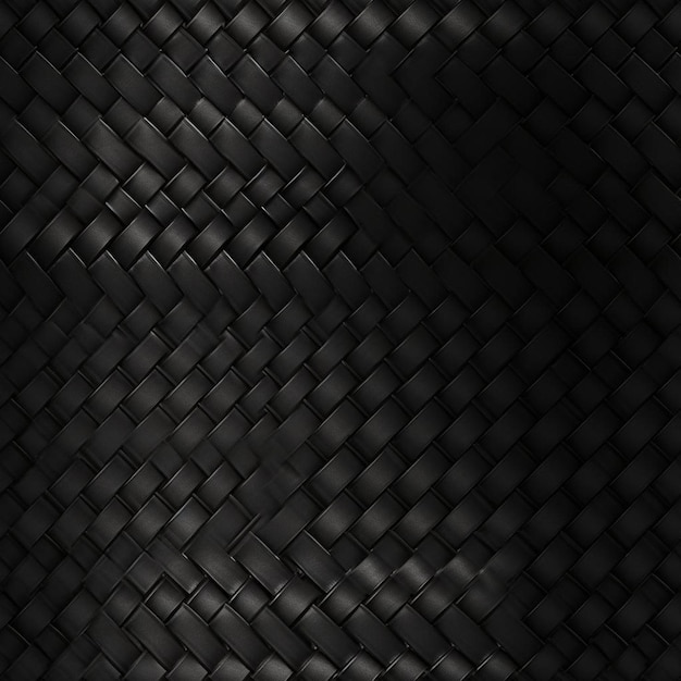 Photo a black leather texture with a dark background.