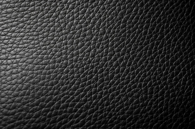 Black leather texture with a pattern of small stars.