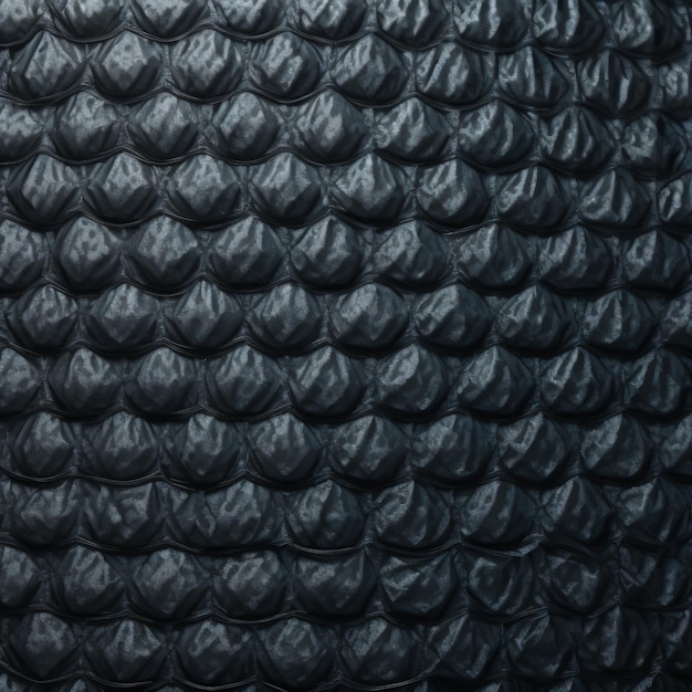 A black leather textured surface with a black background