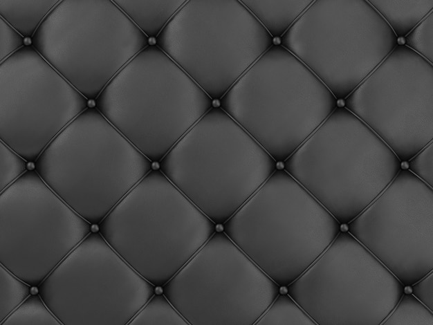 Black Leather Upholstery Background