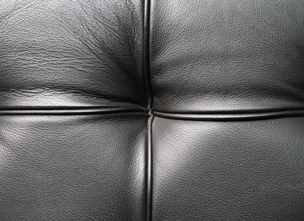 Black leather