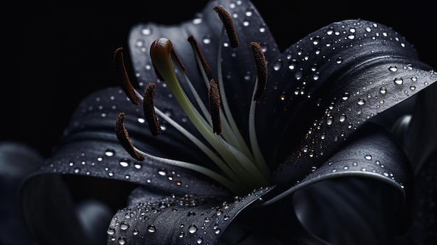 черная лилия