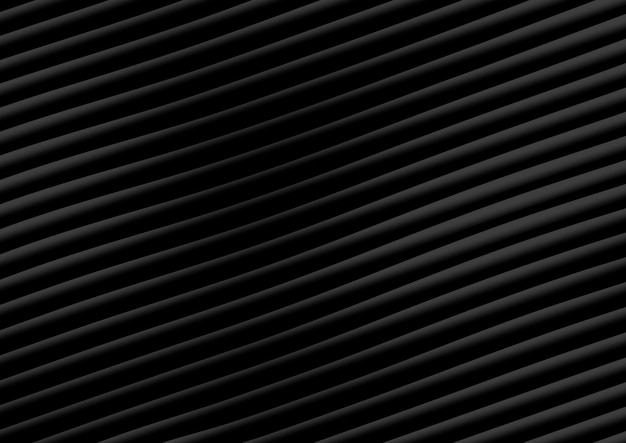 Foto linee nere su sfondo nero