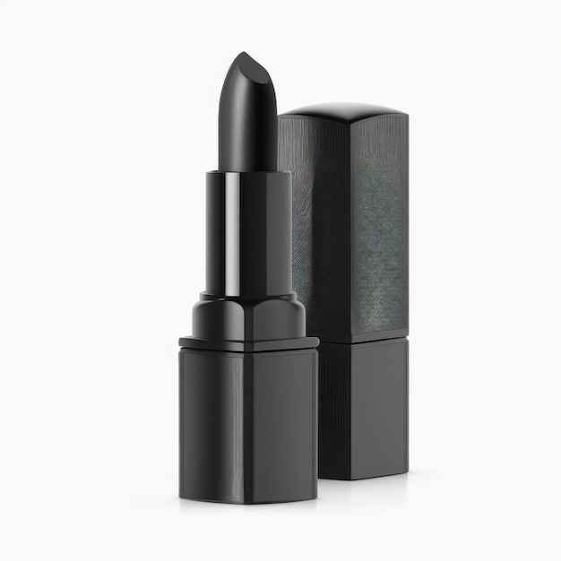 black lipstick mockup