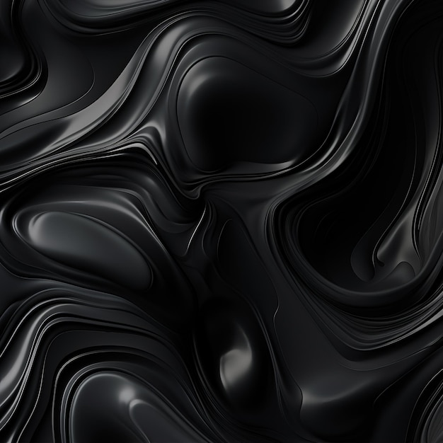 Black liquid ink texture background