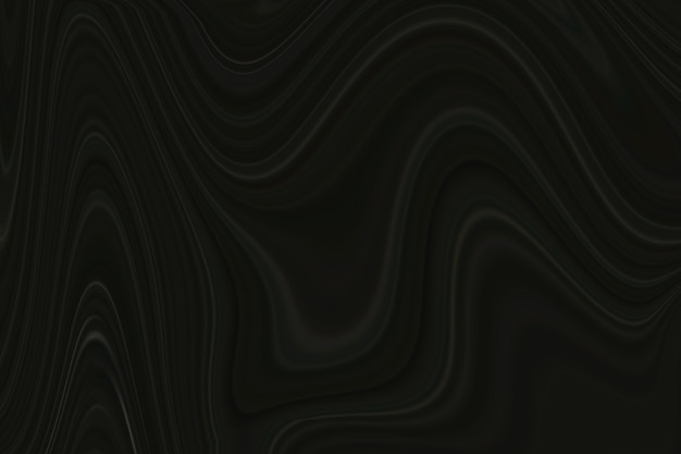 Black liquid marble background abstract flowing texture experimental art