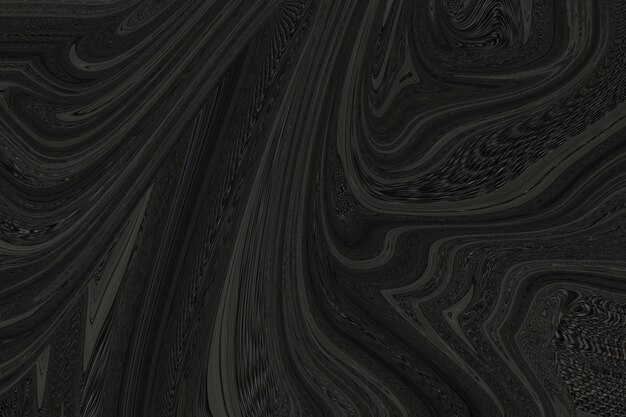 Black liquid marble background handmade acrylic paint