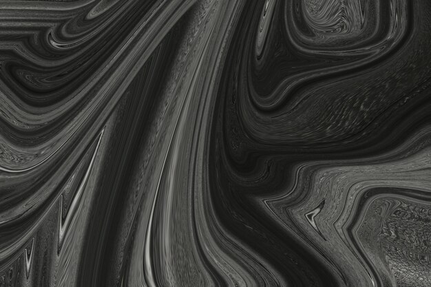 Photo black liquid marble background handmade acrylic paint