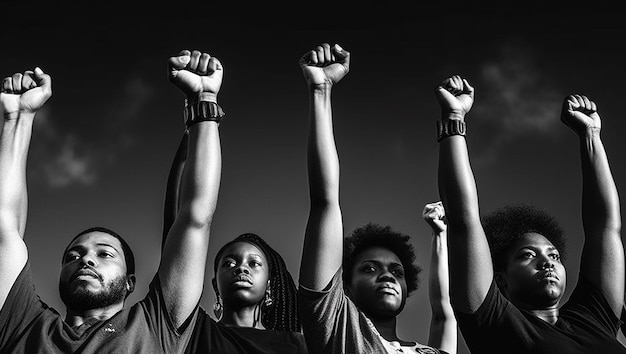 Black Lives Matter is een activistische beweging die protesteert tegen racisme en vecht voor gelijkheid.