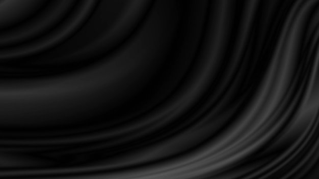 Black luxury fabric background with copy space