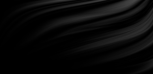 Black luxury fabric background with copy space