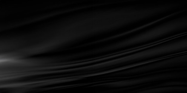 コピースペースのある黒い豪華な布の背景