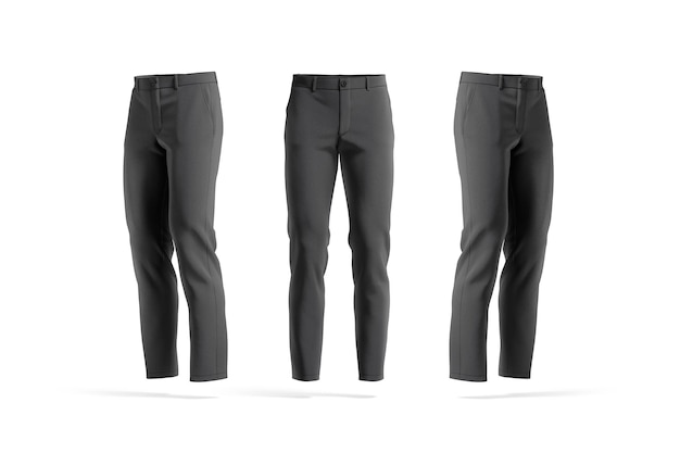 Photo black man pants basic breeches or trackies loungewear male cotton jeans or jersey tracky daks