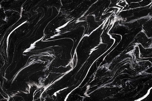 Black Marble ink texture acrylic painted waves texture background pattern can used for wallpaper or skin wall tile luxurious