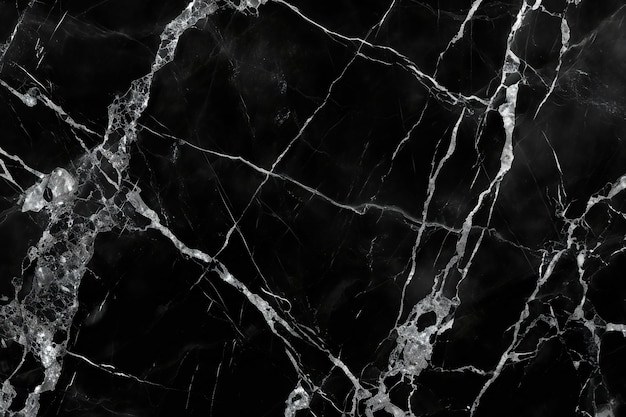 黒い大理石の背景の自然パターン 抽象的な自然大理石 黒と白