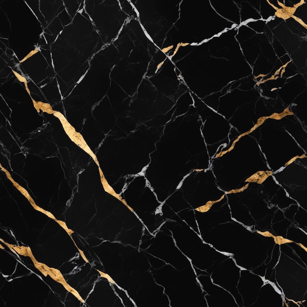 Photo black marble patterned texture background