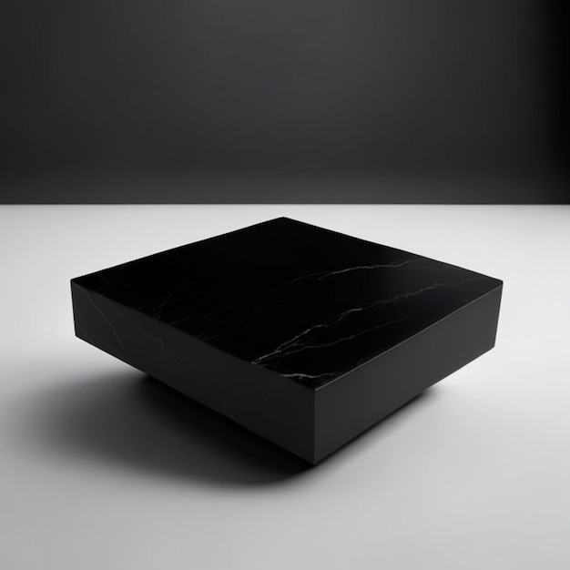 black marble platform