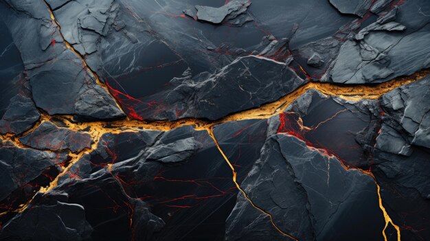 Black marble rock stone texture background generative ai