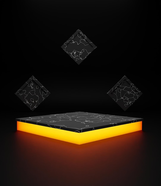 Black Marble Stage