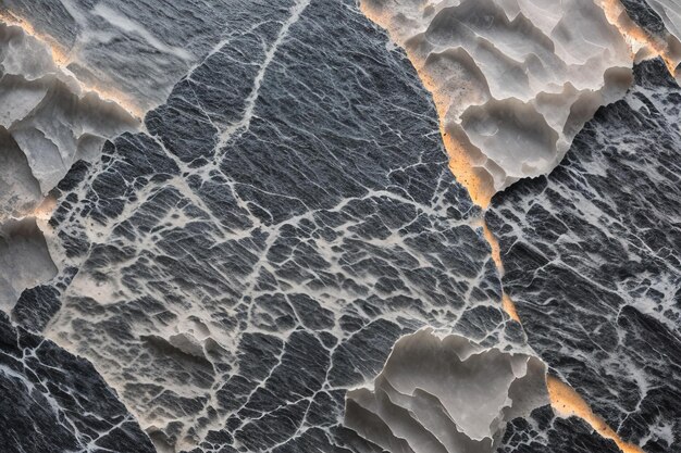 Photo black marble stone texture background material generative ai