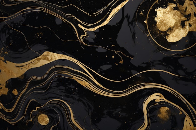 Black Marble Texture Ai generative