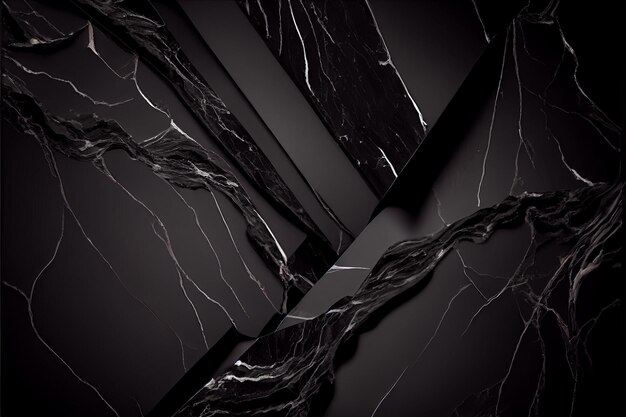 Black marble texture background