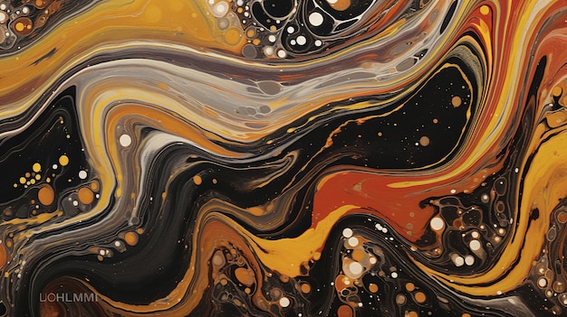 Black marbling generativi ai