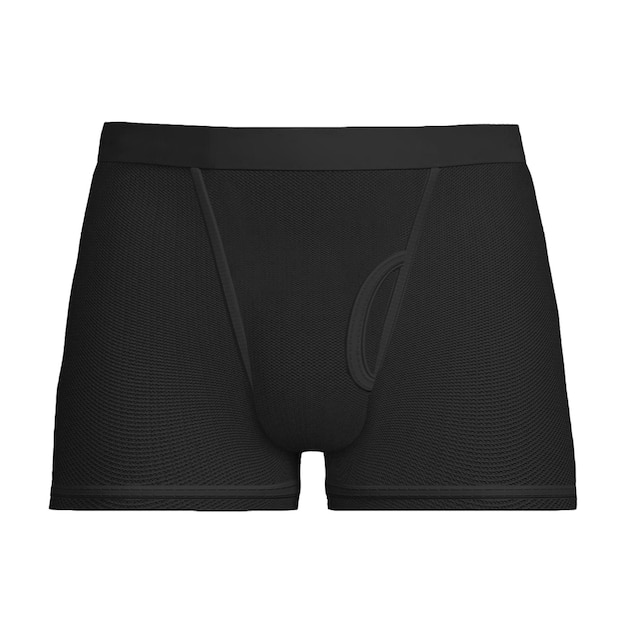 Photo black men's boxer briefs