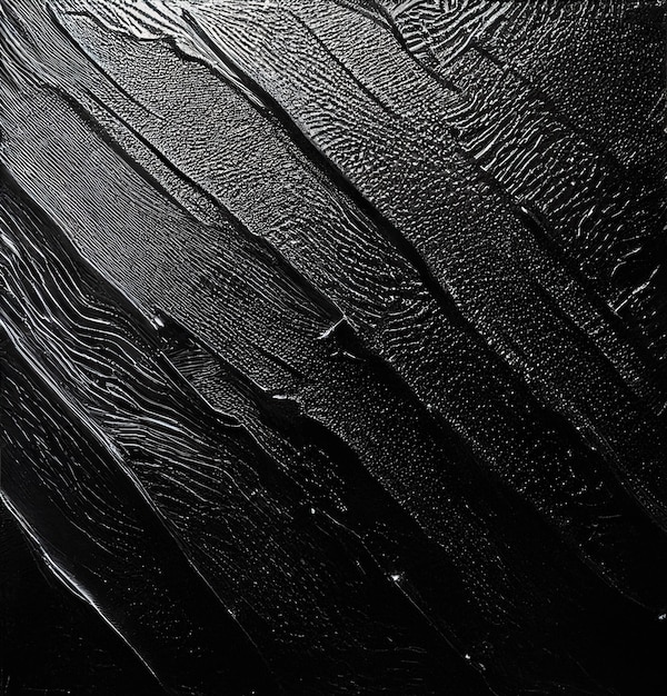 Black metal surface texture