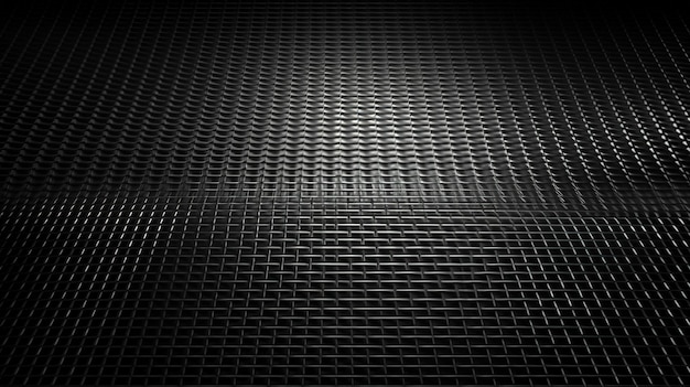 A black metal texture with a white light shining on the surface.